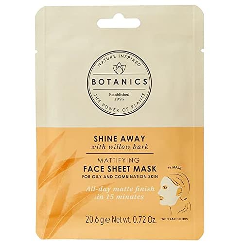 Botanics Shine Away Mattifying Sheet Mask 0.72 oz