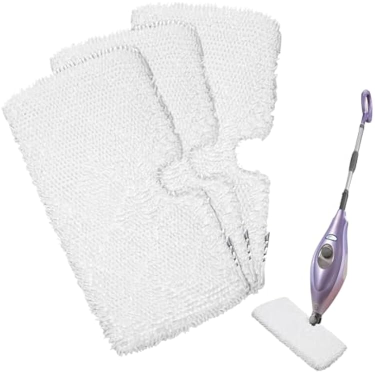 3 Pack S3501 S3601 Steam Pocket Mop Pads for Shark S3500 Series S3501 S3601 S3550 S3901 SE450 S3801CO S3601D S2901 S2902 Steam Mop Pads Washable