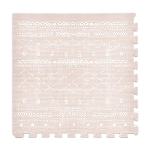 Lillefolk Baby Play Mat for Floor 6x6ft Dusk | Soft Non Toxic Premium EVA Foam Tiles for Tummy Time, Crawling & Playroom Waterproof Interlocking Floor Mat for Babies & Toddlers 9 Tiles