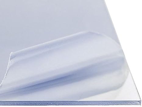 SIBE-R PLASTIC SUPPLY Polycarbonate Sheet 1/4" (6 mm) x 10" x 48" - Clear