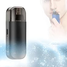 2 in 1 Nasal Hair Cutter, Nose HairTrimmer for Men Rechargeable, Electric Hair Trimmer for Men, Ipx7 Waterproof Portable Nose Hair Trimmer (Black)