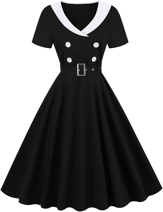 Women's Summer Dress 1950s Vintage Sleeveless Floral Polka Dot Print Midi A-line Dress Elegant Evening Dress S-XXL