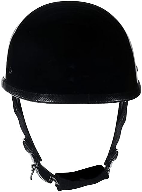 Eagle Shiny Novelty Skull Cap, Basic Flat Eagle Novelty Cap (Gloss Black)