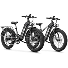 Aipas M1 Pro & M2 Pro Electric Bike Combo, 1800W Peak Motor Fat Tire EBikes for Adults, 36MPH Electric mountain Bike with 48V 17.5Ah Battery, 4.0" All-Terrain Tires, 7 Speed, 85 Miles Long Range