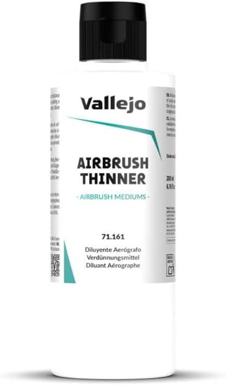 Vallejo - Airbrush Thinner for Acrylic Paints, 6.76 fl oz (200 ml)