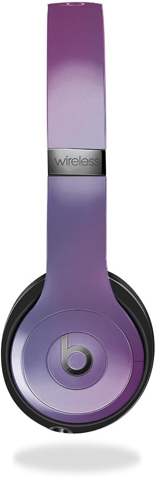 Headphone Skin Compatible with Beats Solo 4 - Purple Fog - Premium 3M Vinyl Protective Wrap Decal Cover - Easy to Apply | Crafted in The USA by MightySkins