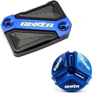 Brake Fluid Reservoir Cover for SU&ZUKI GIXXER 250 SF 150 125 2018-2023 Motorcycle Drain Engine Oil Filler Cap Front Brake Fluid Reservoir Tank Cover