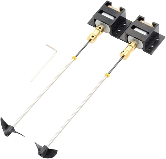 DIY For RC Boat Drive Assembly Kit Containing 130 Motor Shaft Copper Coupling and Propellers for Model Ships