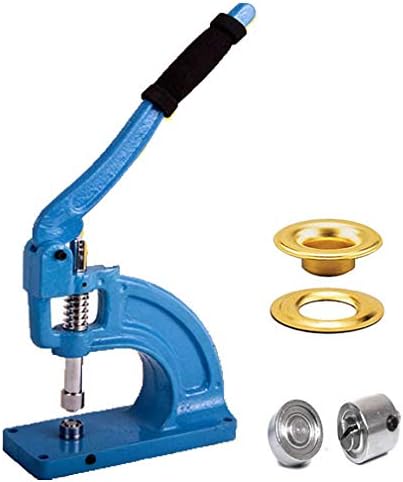 DSM TM Professional Grade Grommet Machine w/ 2 Die Sets (#3 & #4) and 1000 Grommets Hand Eyelet Press Hole Punch Tool
