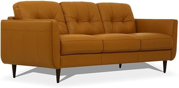 Acme Radwan Sofa in Caramel Leather