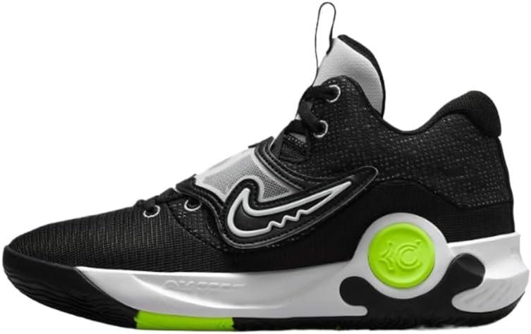 KD Trey 5 X Basketball Shoes (DD9538-007, Black/Volt/White) Size 7