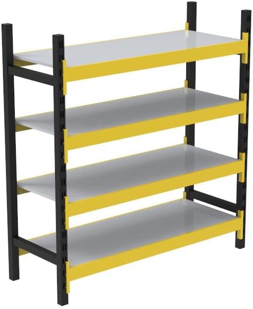 4 Katlı Tekli Midi Rack - Ekonomik Depo,Arşiv, Kiler Rafı