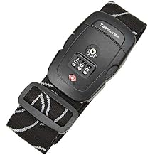 Samsonite Luggage Strap, Black, Combination Lock