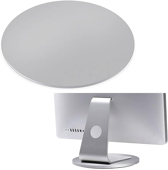 Aluminum 360° Rotation Monitor Swivel Base Computer Screen Monitor Turntable Stand Flat Panel TV Rotating Mat for iMac Laptop Potted Plants Arts Crafts Products Display Stand | Turntable Stand Flat Panel TV Rotating Mat for iMac Laptop Potted Plants Arts Crafts Products Display Stand