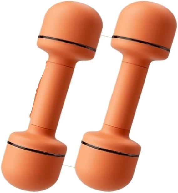 Dumbbel Sports And Fitness Home Ladies' Pair Of Dumbbells With Adjustable Weight Fitness Arm Training Dumbbells Barbell, 3kg, Orange