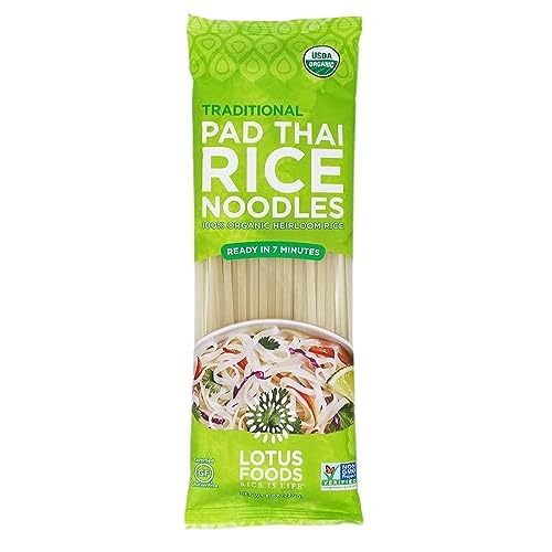 Lotus Foods, Noodles Pad Thai White Rice Organic, 8 Ounce