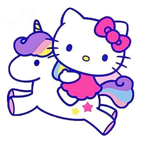 Adorable Hello Kitty Riding Unicorn Sticker Philippines Ubuy