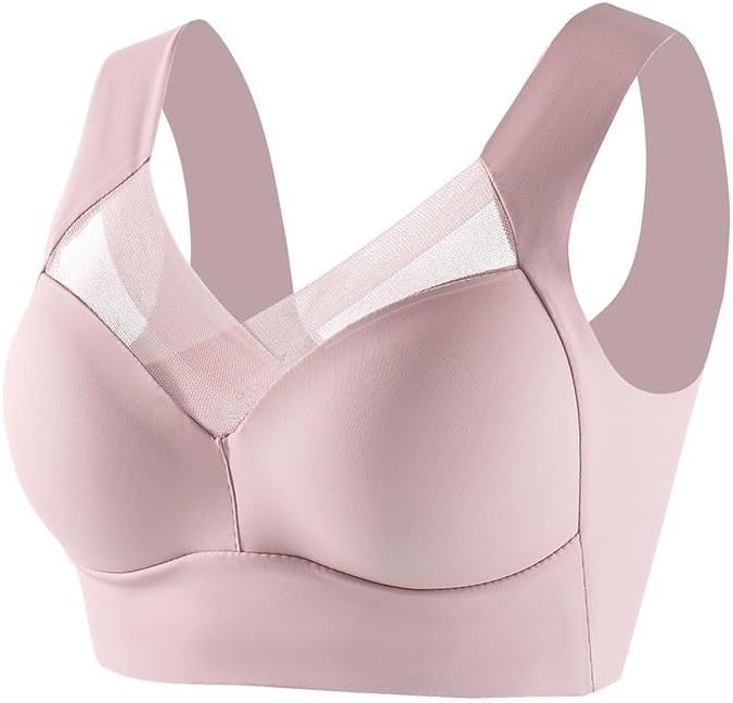 Sports Bras for Women High Support,No Underwire Wireless Bras Push Up Full Coverage High Stretch Everyday Bras 2024