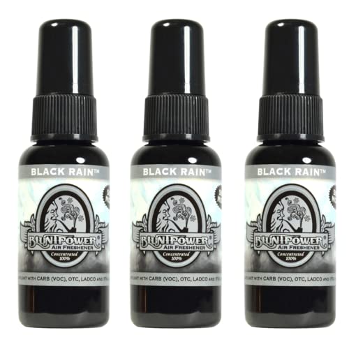 BluntPower 1.5oz High Concentrated Air Freshener Black Rain
