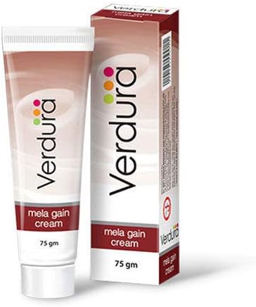 Verdura Mela Gain Cream, Vitiligo And Hypo-Pigmentation White Spots Skin Colour Restoration Cream 75gm