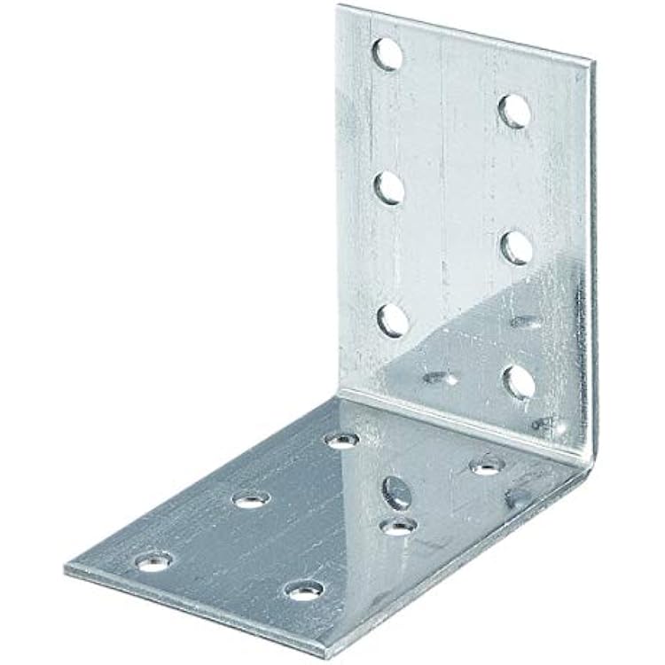 Perforated Plate Angle 60 x 60 x 40 mm  10 Stk. Material: Edelstahl