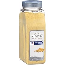 McCormick Culinary Ground Mustard, 16 oz - One 16 Ounce Container of Ground Mustard Powder for a Sharp Tangy Taste, Perfect for Dips, and Sauces