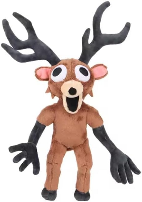 99 Nights In The Forest Plush Toy, Soft The Deer Villain Plush Toy From The Game Nights In The Forest Deer Plush Toy Plush Pillow Plush Figure for FAN Collectible Halloween & Christmas