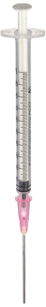 Duda Energy Syringepk001 Industrial Syringes with 18G x 1-1/2" Blunt Tip Fill Needle and Plastic Cover, 1 mL (Pack of 10)