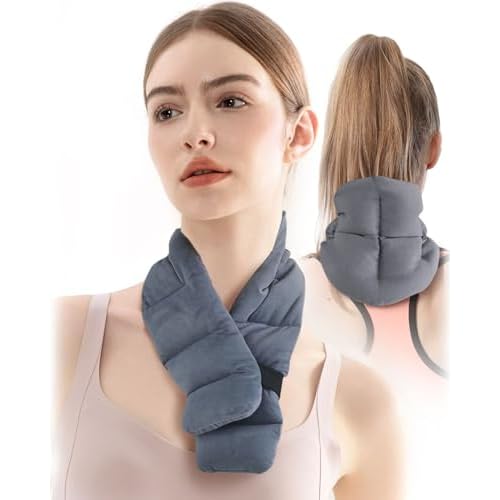 Heating Pad Microwavable for Neck and Shoulders, 29  8 Moist Heating Pad, Heated Neck Wrap, Microwave Warmer