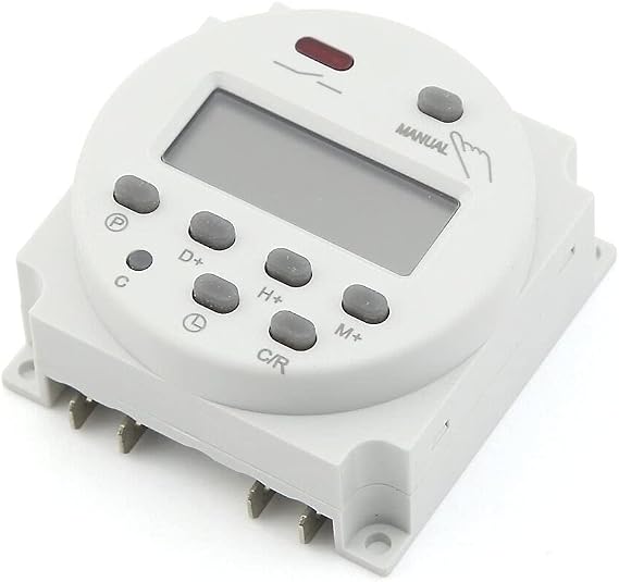 CN101A LCD Digital Weekly Programmable Power Timer Electrical Time Relay Switch Eletronic Support 17 on/off 12V
