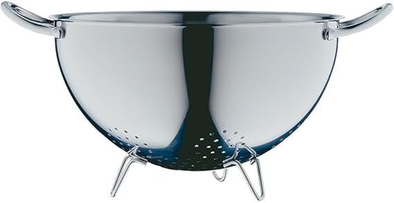WMF Gourmet Paslanmaz Çelik Süzgeç, 24 cm, Ayaklı Makarna Süzgeci, Cromargan® Yüksek Kaliteli Paslanmaz Çelik, Bulaşık Makinesinde Yıkanabilir