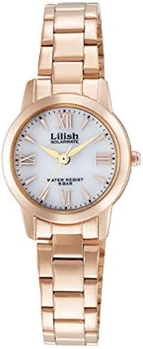 Relish H997-903 Women's Citizen Storage Box, Solar, White Dial, Pink Gold, Stainless Steel