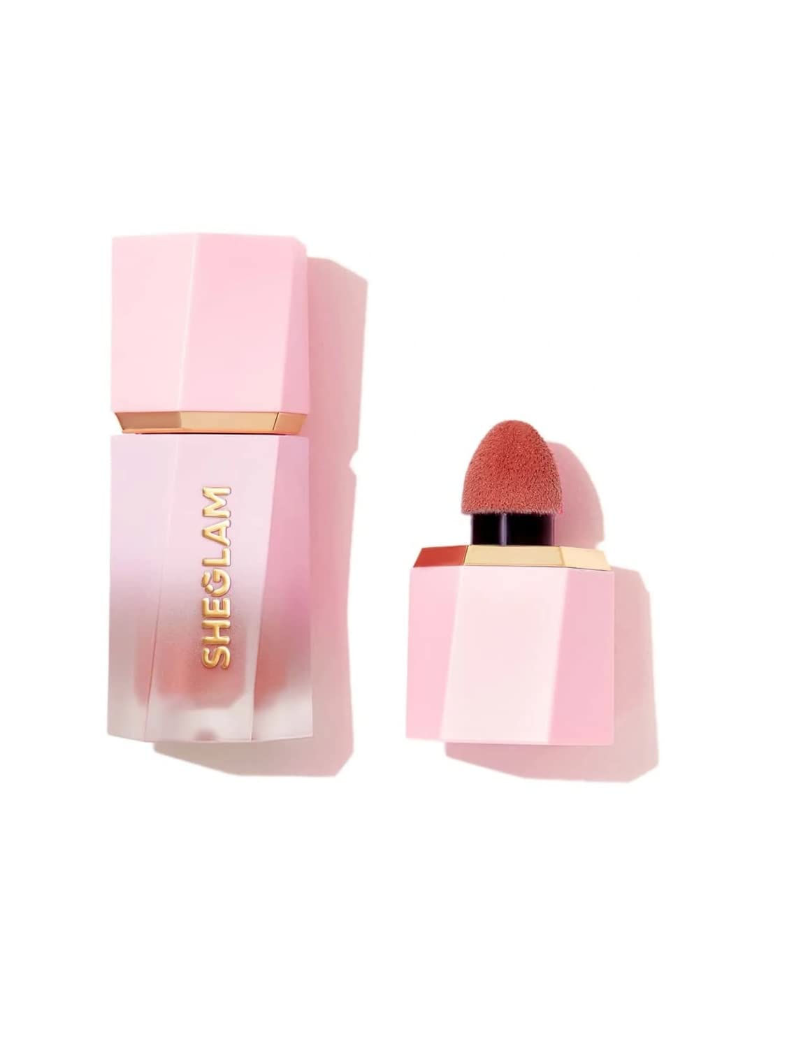 SHEGLAM Color Bloom Liquid Blush Makeup for Cheeks - Cream Blush with Matte Finish - Devoted