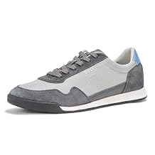 BOSS Mens Leather Mix Low Top Sneaker