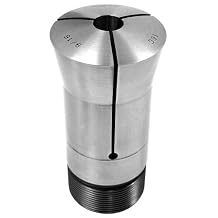 Lyndex 160-076 16C Round Collet, 1-3/16" Opening Size, 4.31" Length, 2.26" Top Diameter, 1.89" Bottom Diameter