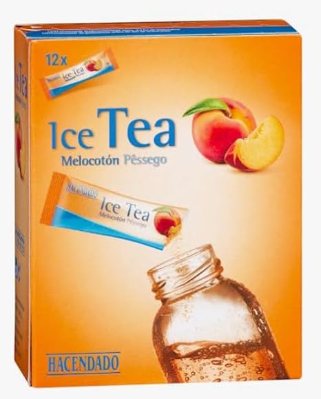 Ice Tea Peach Flavour, Instant Iced Tea Mix, 36g pack of 5