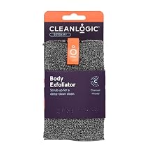 Cleanlogic Detox Purifying Charcoal Body Scrubber, 1 Count
