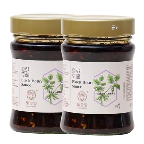 Chins licKING Chinese Black Bean Sauce 7.05oz200g Pack of 2