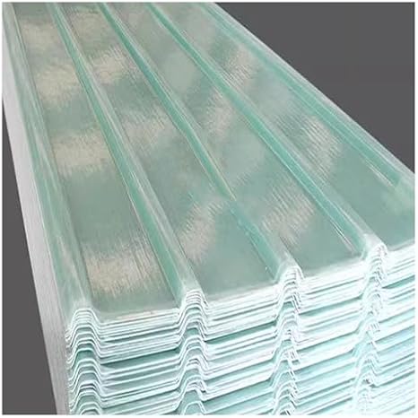 Plastic Roofing,Roofing Cladding Insulating Polycarbonate Sheet Plastic Roof Panel Pool Roofs, Garden Fences(0.9x1m/2.95x3.28ft)