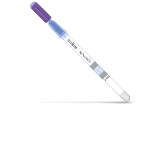 Hygiena InSite Salmonella Environmental Swab Test, 50 Tests | AOAC rapid color-change detection <10 CFU sensitivity, results in 2448 hours, incubator required