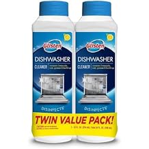 Summit Brands DM03N-SS Glisten Dishwasher Magic Machine Cleaner and Disinfectant, 12 Fl Oz Bottle, 2-Pack , White
