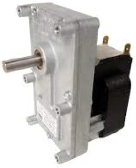Pellet Stove Auger Gear Motor, 2 RPM, 120V, 1.48 amps (Whitfield Quest, Merkle-Korff, Earth stove) by Rotom