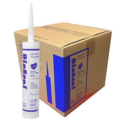 Clear BioSeal Silicone Caulk sealant General Purpose Bulk 800
