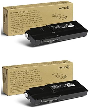 Xerox Black Extra High Capacity Toner Cartridge 2-Pack, 106R03524-10500 Pages Each - for use in VersaLink C400/C405