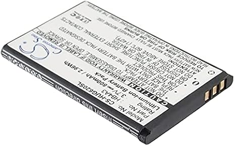 800mAh バッテリー Hu awei対応部品番号 HB4A3, HB4A3M