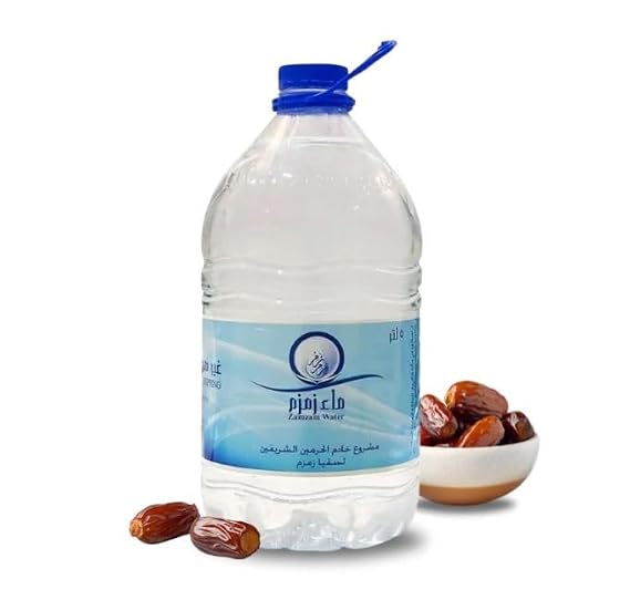 LARGE Zamzam Water BOTTLE 100% Authentic Water (5L) Imported from Mecca Saudi Arabia