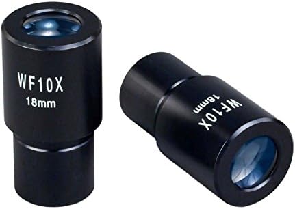 OMAX X2AEM610 A Pair /18 Widefield Microscope Optical Eyepieces 23.2mm Dia | Widefield Optics