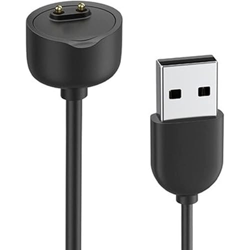 Wearable Smart Watch Charging Cable Magnetic Compatible with Coverzone Xiaomi Mi Band 5 Compatible with Mi Band 56  7  Amazfit Band 5 USB Charger Black
