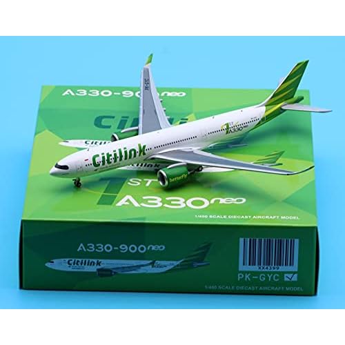 JC Wings 1:400 XX4399 Garuda Indonesia Citilink Airlines Plane Airbus A330-900neo Diecast Aircraft Jet Model Reg#PK-GYC