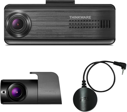 THINKWARE F200 PRO Full HD 1080P, Compact Design, Wi-Fi, G-Sensor, Speed and Red Light Cam Alerts, Parking Mode Front & Rear Camera, 32GB, Hardwiring